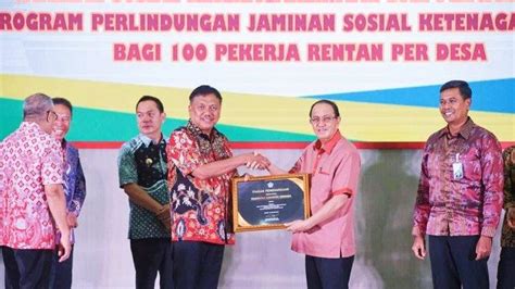 Pemkab Minahasa Sabet Penghargaan Paritrana Award Tingkat Provinsi