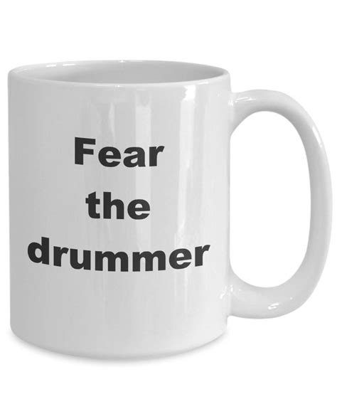 Drummer Coffee Mug Funny T Idea For Drum Player Percussionist Musician Etsy Mugs Coffee