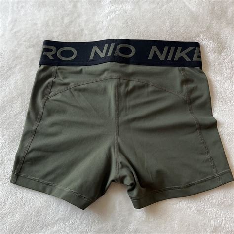 Green Nike Pro Shorts Size S Great Condition Only Depop