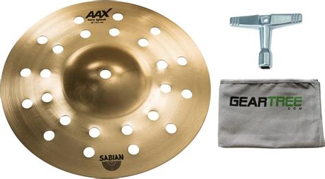 Amazon Sabian 210XACB 10 Inch AAX Aero Splash Brilliant Finish W