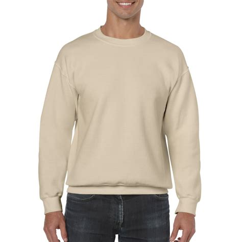 Gildan - Gildan Mens Heavy Blend Crewneck Sweatshirt, L, Sand, L, Sand ...