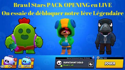 Live Brawl Stars Pack Opening Coffres On Essaie De D Bloquer Une