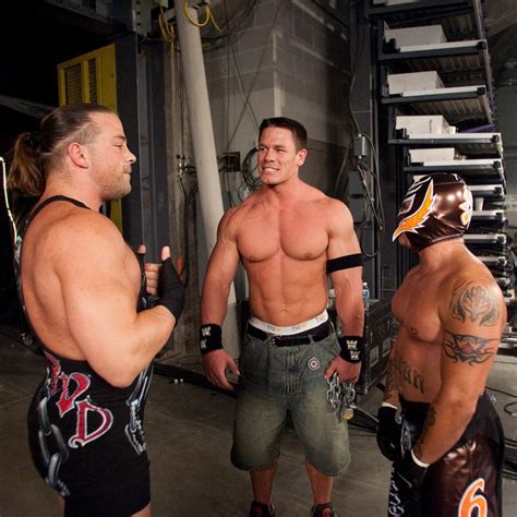 Cena, RVD and Rey Behind The Scenes At SmackDown, 2004 : r/SquaredCircle