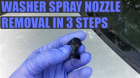 How To Remove Windshield Washer Spray Nozzle On Mazda 3 In 3 Steps