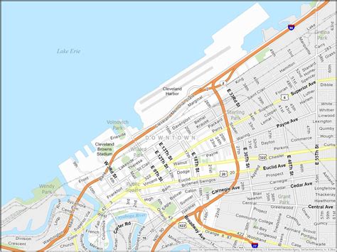 Cleveland Neighborhood Map - GIS Geography