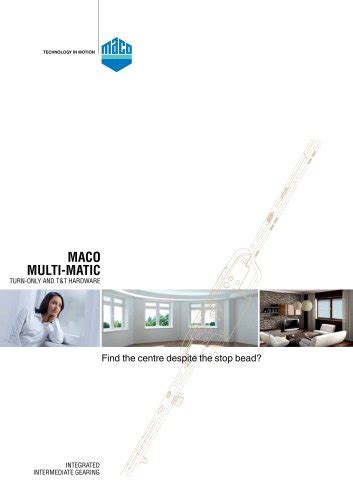 All Maco Mayer Co Beschläge GmbH catalogs and technical brochures