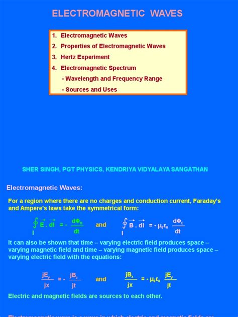 Electromagnetic Waves | PDF | Electromagnetic Radiation | Waves