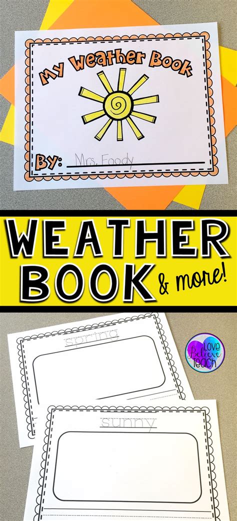 Weather Book Weather Books Elementary Education Reading Weather