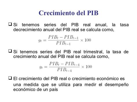 Macroeconomía Relación Pib