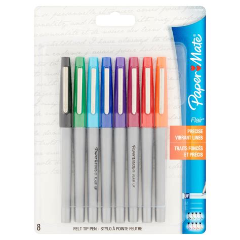 Paper Mate Flair Ultra Fine Felt Tip Pens Assorted Colors Count