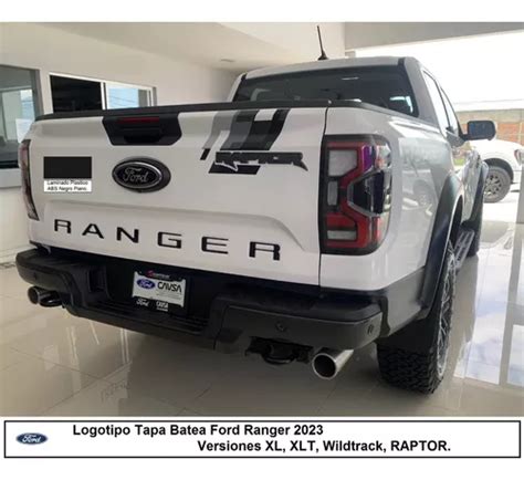 Letras Logotipo Ford Ranger Raptor Tapa Batea Env O Gratis