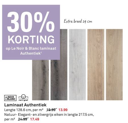 Le Noir Et Blanc Laminaat Folder Aanbieding Bij Karwei Details