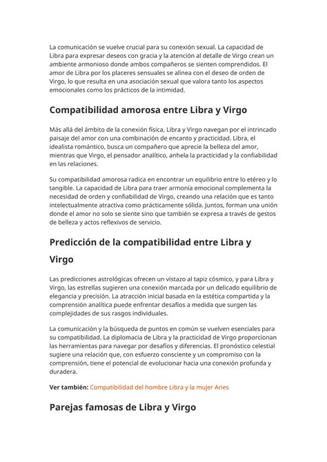 Compatibilidad sexual entre Libra y Virgo Una guía completa docx