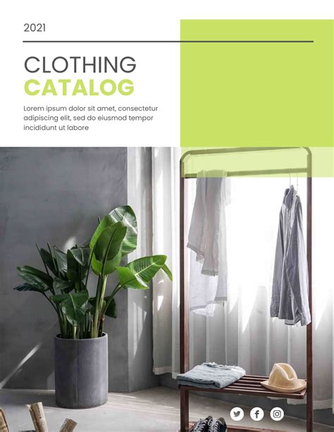 Clothing Catalog Catalog Template