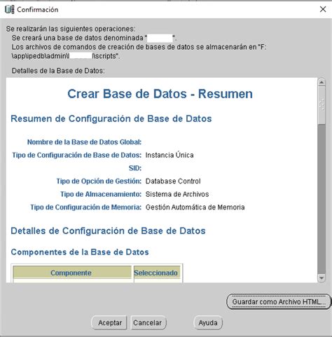 Martín Hernández Calva Crear base de datos Oracle 11g en windows