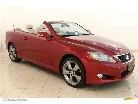 2010 Matador Red Mica Lexus Is 250c Convertible 122212406 Photo 3 Car Color