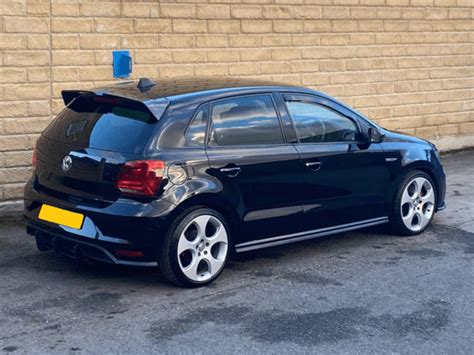 VW Polo Mk5 6R 6C GTI R Line Oettinger Style Gloss Black Rear Roof Boot