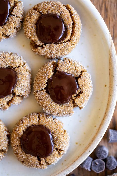 Vegan Peanut Butter Blossoms • Bakerita