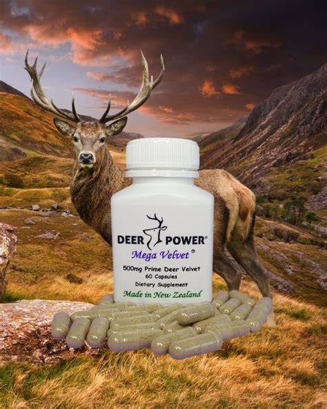 Deer Velvet Mega Velvet 60 Capsules 500mg