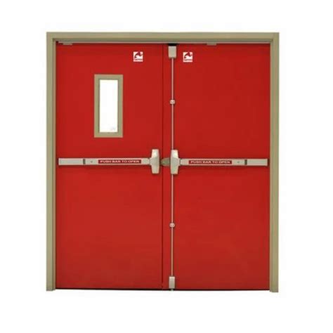 Mild Steel Fireproof Emergency Exit Fire Door Powder Coated At Rs