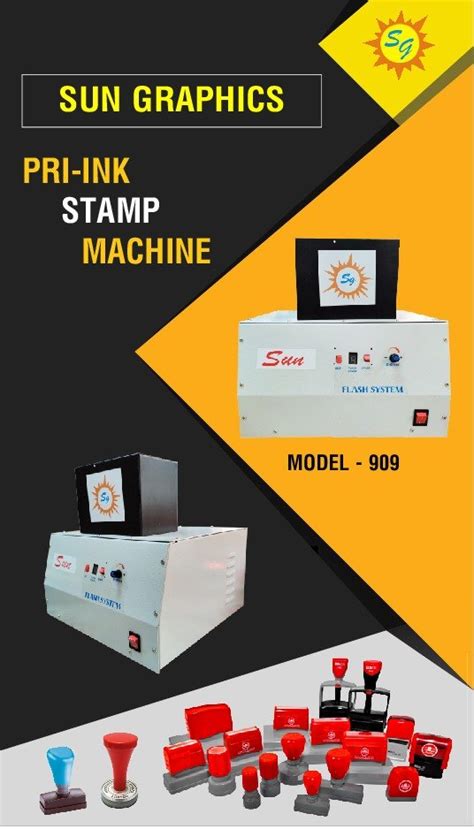 Pre Ink Stamp Making Machine At Best Price In India