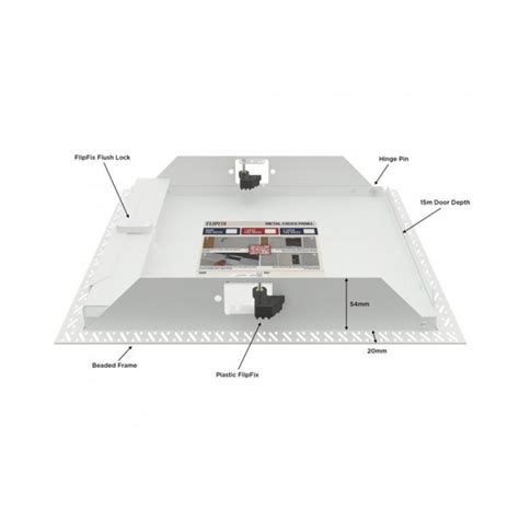 Inspection Hatch Hr Fire Rated Flipfix Metal Access Panel With