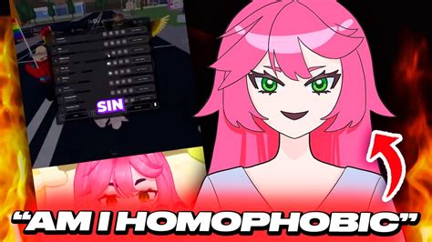 Vtuber Tells Roblox Players Being Gay Is A Sin Youtube