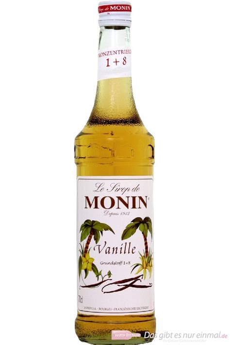 Le Sirop De Monin Vanille Sirup L Flasche