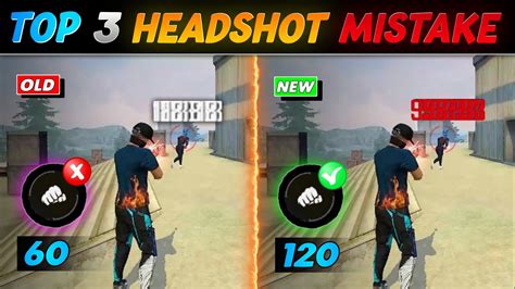 Free Fire Headshot Mistake In Tamil Top Headshot Mistakes