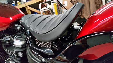 2018 Street Bob Bobber Seat Installed Harley Davidson Forums