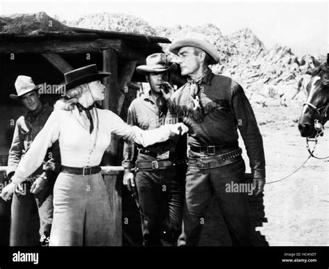 RIDE LONESOME From Left James Best Karen Steele Pernell Roberts