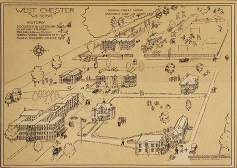 Campus map west chester university north campus honors - raakp
