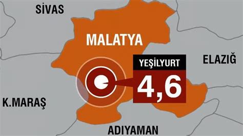 Son dakika Malatya Yeşilyurt ta 4 6 büyüklüğünde deprem Prof Dr