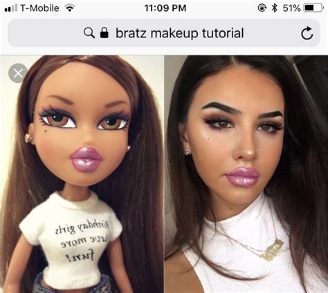 Bratz Makeup Tutorial Halloween Makeup Bratz Doll Makeup Estilo