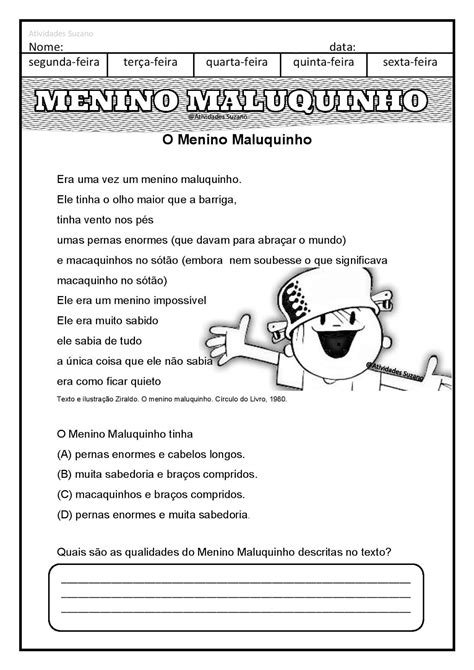 Resumo Da Historia Do Menino Maluquinho LIBRAIN