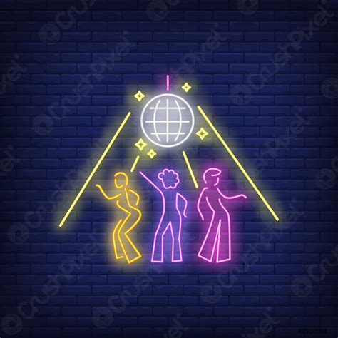 Night Club Neon Sign Stock Vector Crushpixel