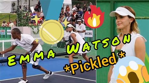 Emma Watson And Celebrities Pickled Pickleball S Time To Shine