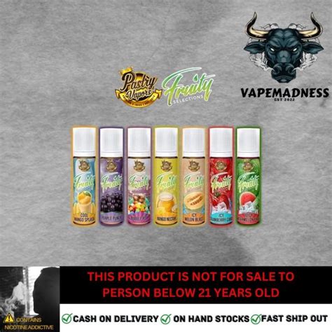 Mfhc17503ckw Pastry Vapors Fruity Selection 3mg 50ml Vape Juice E