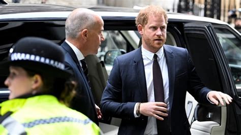 Prince Harry Arrives At High Court In London For Testimony In Phone