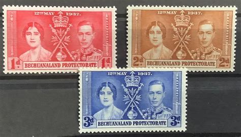 Bechuanaland Protektorat Gb Kr Nung George Vi Satz Kaufen Auf