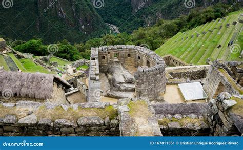 Templo Do Sol Em Machu Picchu Cusco Peru Imagem De Stock Imagem De