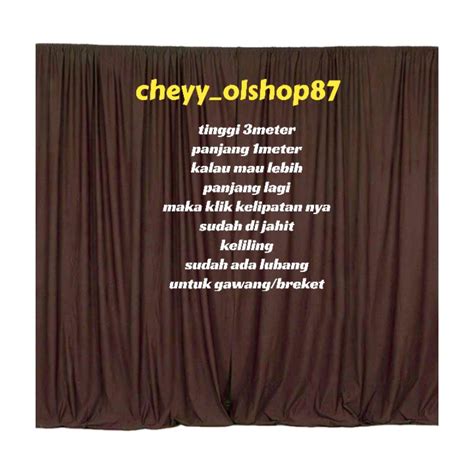 Jual Backdrop Background Polos Tinggi Cm X Lebar Cm Terbuiat Dari