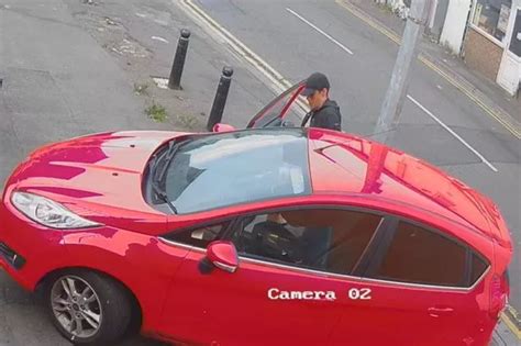 Shocking Cctv Shows Woman Knocked To The Ground By Her Own Car As Thief