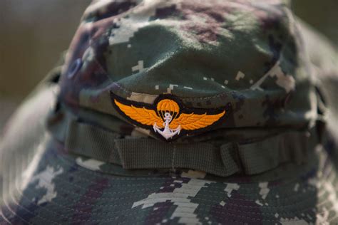 A Boonie Hat Is Worn By A Royal Thai Marine With Marine Nara Dvids