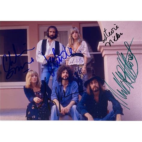 Autograph Signed Fleetwood Mac Photo