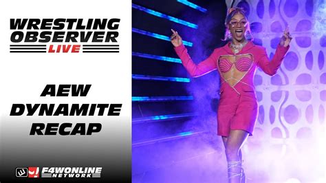 Let S Talk About Mercedes Mone AEW Dynamite Wrestling Observer Live