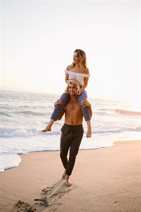 California Beach Engagement Shoot Popsugar Love Sex Photo