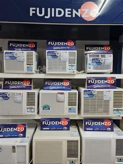 FUJIDENZO AIRCON WINDOW AND PORTABLE TYPE INVERTER FULL DC AND NON