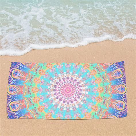 Sunscreen Beach Towel Upf Sports Shawl Print Bath Towel Household