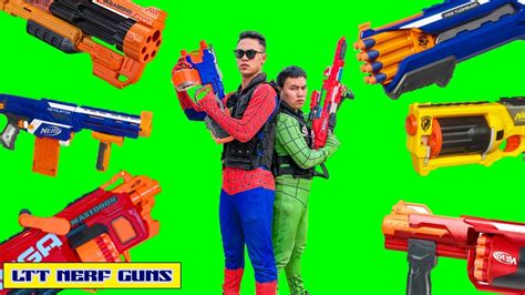 Ltt Nerf Guns Duo Spider Man X Warriors Nerf Gun Fight Criminal Group